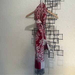 Cashmere Scarf - Flower design